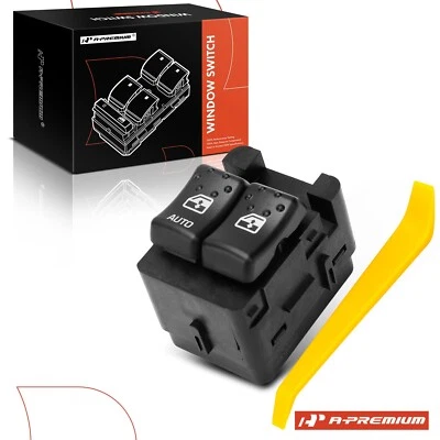 A-Premium Front Left Window Switch for Saturn Ion 2003 2004 2005 2006 2007 Coupe - Image 1 of 4