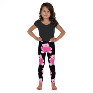 Kid's Leggings pink bear kid's clothing leggings - Picture 1 of 30