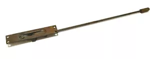 BULLONE PORTA CON MONTAGGIO A FILO IN OTTONE VINTAGE CONDIZIONI DI LAVORO LUNGO 22 POLLICI - Foto 1 di 6