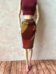 Bouutique Fall Tube Midi Skirt for Poppy Doll 12 Inch - Picture 1 of 3