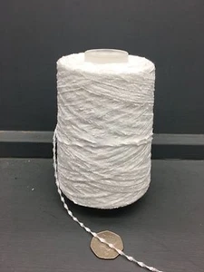 HILO DE CHENILLA ACRÍLICO 200G 4NM COLOR BLANCO - Imagen 1 de 2