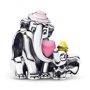 PANDORA Schmuck Silber Charm Disney Dumbo & Mama 793751C01 - Bild 1 von 4
