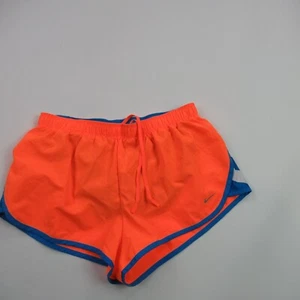 Nike Shorts Girls Medium Lightweight Outdoors Athletic Orange Elastic - Picture 1 of 7