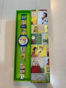 Swatch Watch Peanuts Collaboration with Box SO29Z108 - Picture 1 of 2