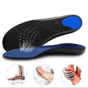3D Orthotic Shoe Insoles for Arch Support Plantar Fasciitis Flat Feet Heel Pain - Picture 1 of 15