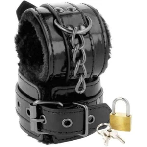 Manette bdsm sexy polsini bondage in pelle costrittivo sadomaso restraint fetish - Imagen 1 de 5