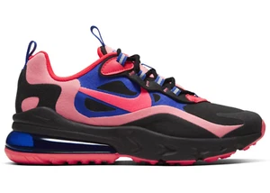 Nike Kids Air Max 270 React GS Black Crimson Blue 7Y CT1579 001 Youth Boys Girls - Picture 1 of 1