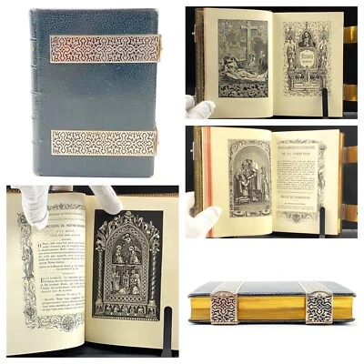 1882 Missel Romain, No 154, Pellion & Marchet Freres Editeurs, France, Dijon Foto 1 de 4