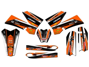 2006-2012 SX 105 VIGOR Orange Senge Graphics Kit Compatible with KTM - Picture 1 of 10