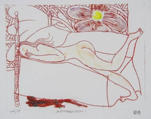 Charles BLACKMAN Afternoon original signed print art - Picture 1 of 4