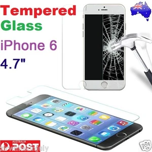 2 PCs iPhone 6 6S Screen Protector Tempered Glass 4.7" Anti-Scratch 2.5D 9H HQ - Picture 1 of 5