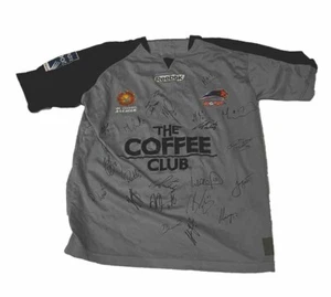 Squad SIGNED 2011 Brisbane Roar THEOKLITOS Player Issue Champions Reebok SHIRT - Picture 1 of 18