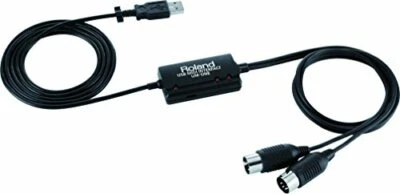 Roland USB MIDI Interface UM-ONE MK2 Midi In/Out Cable, usb cable NEW from Japan - Image 1 of 4