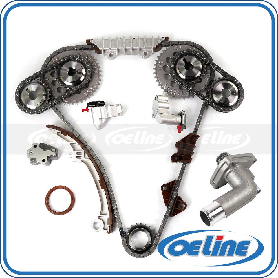 Kit de cadena de distribución conjunto de carcasa de termostato para Infiniti I30 2001 3,0 L DOHC Foto 1 de 4
