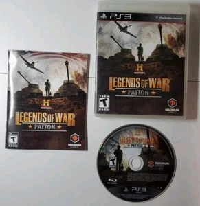 History Legends of War Patton - Sony PlayStation 3 2012 PS3 - Complete - Tested - Picture 1 of 8