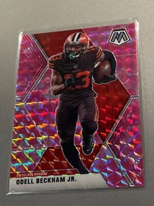 2020 Mosaic Odell Beckham Jr. Pink Camo Prizm NM - Picture 1 of 1