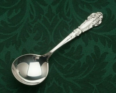 Cuchara sopera crema esterlina French Renaissance de Reed & Barton 5 7/8" Foto 1 de 2