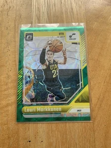 Lauri Markkanen 2024 Donruss Optic #73 Green International Parallel /25 - Jazz - Picture 1 of 2