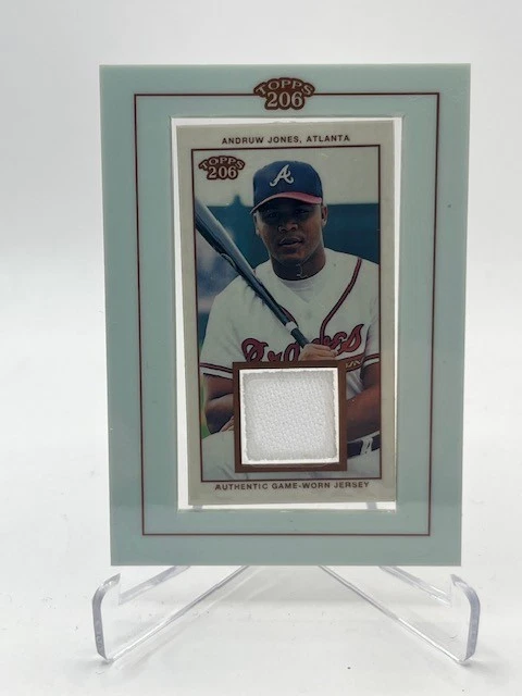 2002 TOPPS 206 ANDRUW JONES GU JERSEY ATLANTA BRAVES - Image 1 of 1