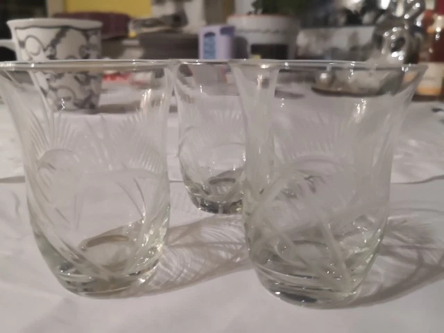 3 Schnaps/Likör-Gläser, alt - Bild 1 von 1