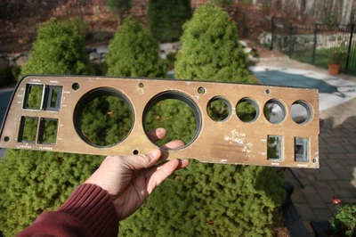 69-71 Mopar Dodge Charger Vintage Madera Grano Tablero Cubierta Bisel Cara Foto 1 de 4