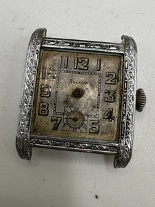 Vintage 26mm Bulova Brunswick Men's Mechanical Wristwatch 10 AL Swiss Parts - Bild 1 von 8