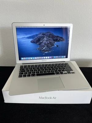 Apple MacBook Air 13" Zoll Silber 128GB SSD 8GB RAM Intel Core I5, 2015 Top! - Bild 1 von 4