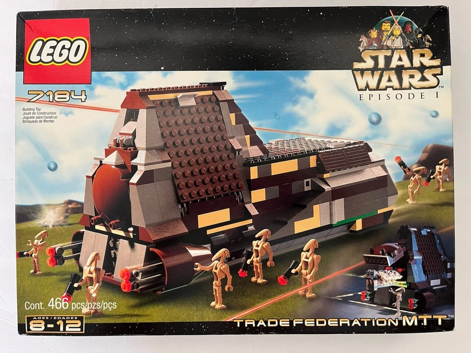 Lego 7184 STAR WARS TRADE FEDERATION DROID TRANSPORT 2000 NIB Rare! - Image 1 of 4