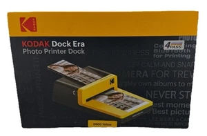 KODAK Dock ERA 4PASS Instant Photo Printer Dock (D600 YELLOW) - Factory Sealed - Picture 1 of 1