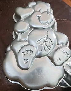 Vintage Care Bears Birthday Cake Baking Pan from Wilton Industries dated 1983 - Picture 1 of 2