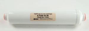 Cartucho de filtro de agua de carbono en línea OptiPure ILTOS-10.38 252-70220 10 pulgadas 3/8 - Imagen 1 de 3