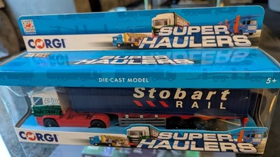 Corgi Super Haulers TY86650 Eddie Stobart Skeletal Container Truck 1/64 Diecast - Image 1 of 4