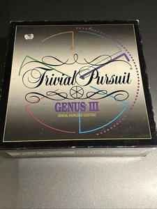 Trivial Pursuit Genus III 3 Parker Brothers Dated 1994 Great Condition! - Picture 1 of 3