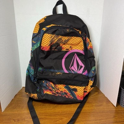 Volcom Stone Backpack - Multi Colored Back And Front Pocket Graphic - Image 1 of 4
