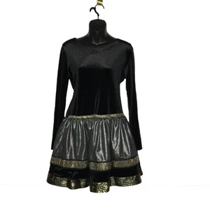 Bloome Velvet Fit Flare Flounce Dress Up formal Size 18.5 - Picture 1 of 8