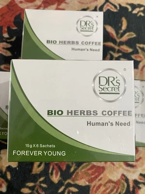 Green Organic Herbal Coffee 4 Boxes 6 Sachets – Traditional Blend - Image 1 of 4