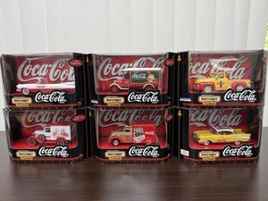 Matchbox Collection– Coca Cola Complete Set of 6 - 1/43 Scale Vehicles NIP 1998 - Picture 1 of 17