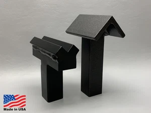 2 Pcs Blacksmith Anvil Forge Hardy Tool 1" Hot Cut & Creasing Stake V Swages 90° - Picture 1 of 12