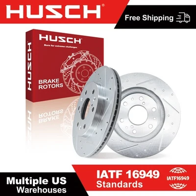 12.99'' Front Coated Drilled Disc Brake Rotors for 2015 Chevrolet Suburban/1500 Foto 1 de 4