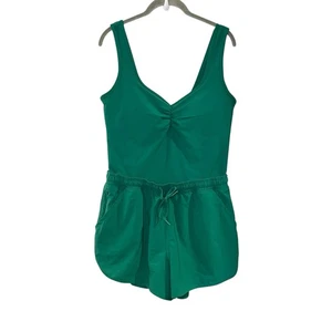 Abercrombie & Fitch YPB Traveler Trainings-Strampler Cinched V-Ausschnitt Komfort Gr. L - Bild 1 von 6