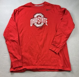 Camiseta Nike Ohio State para hombre talla XL Rojo NCAA Buckeyes Ajuste regular - Imagen 1 de 7