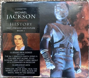 MICHAEL JACKSON HISTORY Past Present Future 2 x CASSETTE (Box Set + Booklet) - Picture 1 of 12