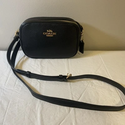 coach mini jamie crossbody bag Black Gently Used - Image 1 of 4
