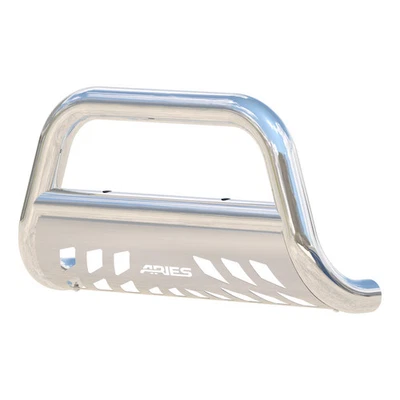 Aries 3in Stainless Bull Bar Brush Guard W/Skid Plate for 15-22 Colorado/Canyon Foto 1 de 4