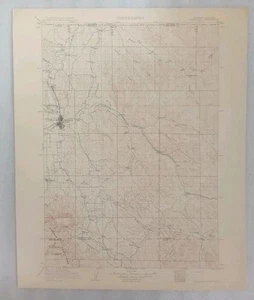 ANTIQUE SHERIDAN WYOMING USGS GEOLOGICAL SURVEY TOPO TOPOGRAPHICAL MAP 1911 - Picture 1 of 6
