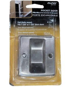 SELLADO Prime Line Products Armario Puerta Bolsillo Tirador Níquel Satinado N-7238 PLPCI - Imagen 1 de 12