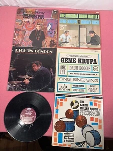 5 Buddy Rich & Gene Krupa Lp’s. Plus 1 Free Swing Lp. - Imagen 1 de 17