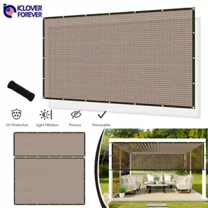 90 % Sonnenschirm Tuch mit Tüllen Pergola Baldachin Abdeckung Terrassennetz Planen Schirme - Bild 1 von 11