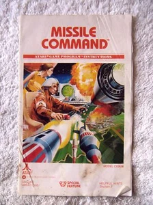 50321 Instruction Booklet - Missile Command - Atari 2600 / 7800 (1981) CX 2638 - Picture 1 of 1