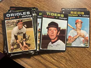 1971 Topps Baseball Karten Wählen Sie die Karten Sie wollen -- Mengenrabatt - Bild 1 von 159